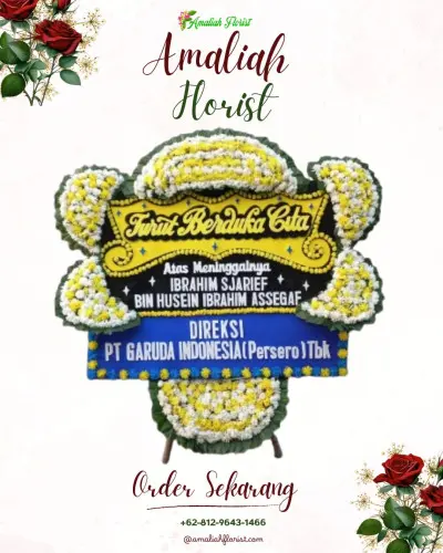 Papan Bunga Duka di Siwalubanua Ii