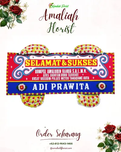 Karangan Bunga Ucapan Selamat di Siwalubanua Ii