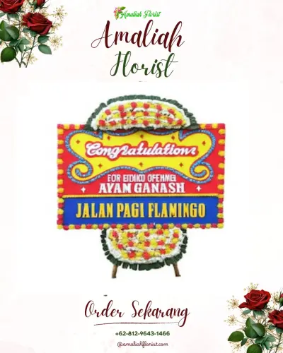 Bunga Papan Congratulation di Siwalubanua Ii